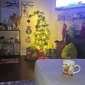 Festive Holiday Mug with Santa Design